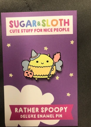 Sugar and sloth pin badge, brand: sugar and sloth, condition: New without tags, £4.50, £5.43 includes Buyer Protection