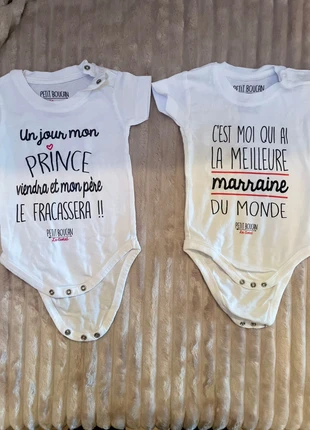 Lot bodies (petit boucan) , marca: Petit Boucan, estado: Nuevo sin etiquetas, tamaño: 3-6 meses / 62 cm, 2,00 €, 2,80 € Protección al comprador incluida