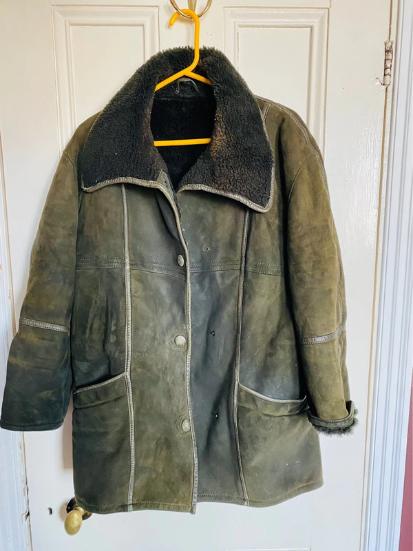 Ladies bottle green vintage donkey jacket size 12 | Vinted