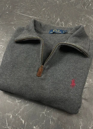 Sweat Pull Half zip | 1/4 zip | quarts zip | col camionneur ralph lauren en coton Gris - taille S, marke: Ralph Lauren, zustand: Sehr gut, größe: S, 69,00 €, 73,15 € inklusive Vinted-Käuferschutz