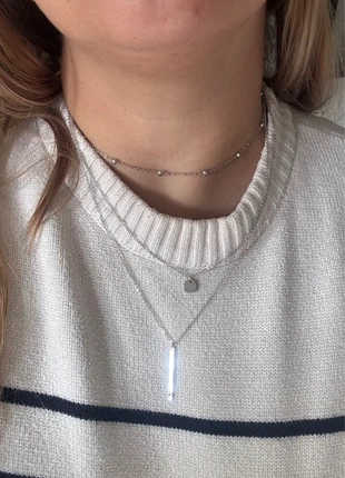 three layer silver 925 necklace, brand: Silver, condizioni: Nuovo con cartellino, €20.00, €21.70 include la Protezione acquisti