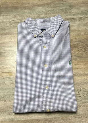 Chemise Ralph Lauren manche longue couleur violet à carreaux taille XL en très bon état, marca: Ralph Lauren, estado: Muy bueno, tamaño: XL, 15,00 €, 16,45 € Protección al comprador Pro incluida
