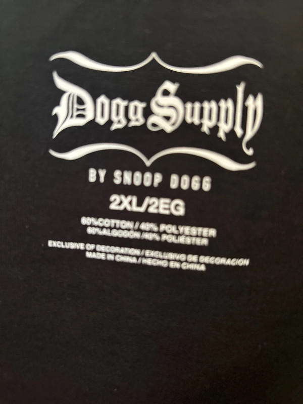 Snoop Dogg Dogg Supply black graphic t shirt 2X 5