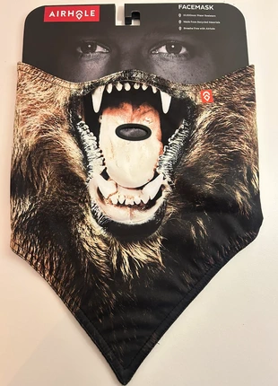 Airhole Facemask Bear M/L New, brand: Airhole, condition: New with tags, £10.99, £12.24 includes Buyer Protection