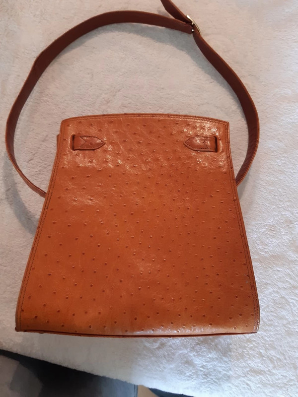 Magnifique sac vintage Louis Fontaine en cuir d'autruche - Vinted