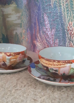 👘 Lot service à thé japonais pour 2 personnes, marque: Vintage Chic, état: Très bon état, 17,00 €, 18,55 € Protection acheteurs incluse