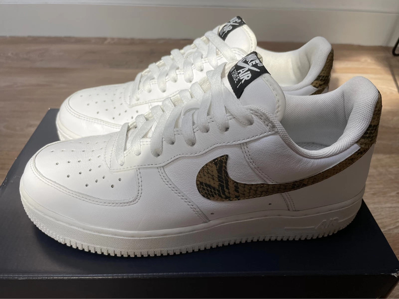 Ivory snakeskin store air force 1