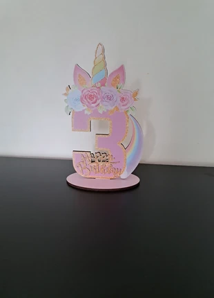 Unicorn verjaardag decoratie, marca: onbekend, estado: Muy bueno, 2,95 €, 3,80 € Protección al comprador incluida