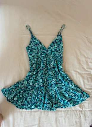 Blue Floral Mini Dress, marque: Vintage Dressing, état: Très bon état, taille: S / 36 / 8, 6,00 €, 7,00 € Protection acheteurs incluse