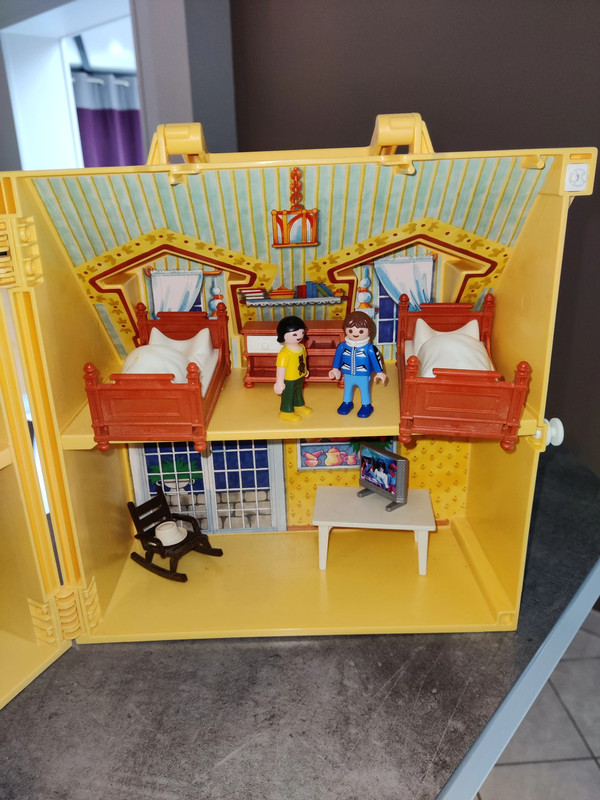 Maison Playmobil transportable