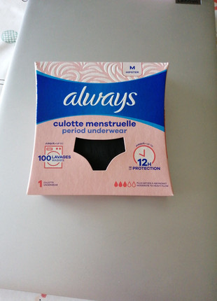 Culotte menstruelle Always, marque: Always, état: Neuf avec étiquette, taille: M / 38 / 10, 14,00 €, 15,40 € Protection acheteurs incluse