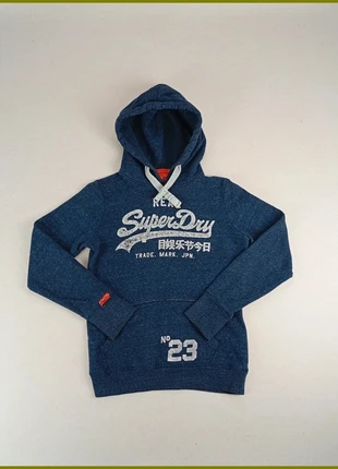 Sweat à capuche Superdry bleu vintage taille XS, estado: Muy bueno, tamaño: XS, 4,00 €, 4,90 € Protección al comprador incluida