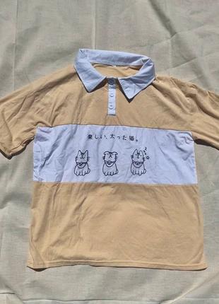 tee-shirt japonais jaune et blanc, état: Très bon état, taille: S / 36 / 8, 3,40 €, 4,27 € Protection acheteurs incluse