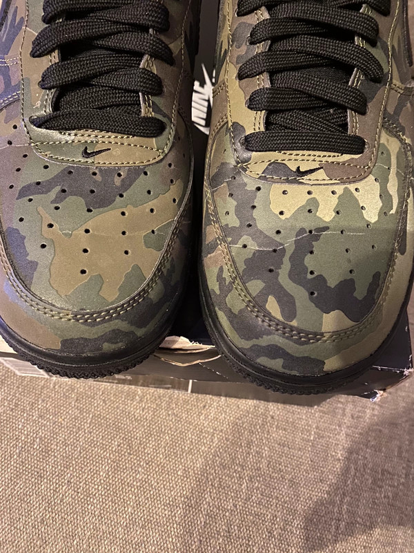 Retired Nike Air Force 1 07 LV8 Woodland Reflective Camo Vinted