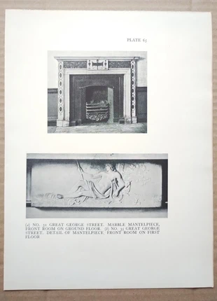 Internal Views at 32 and 35 Great George St, Westminster - Antique Print - 1926, brand: NO LABEL, condition: Good, £8.99, £10.14 includes Buyer Protection Pro