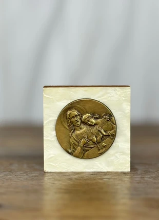 Médaille en bronze religieuse Jésus La Cène Ruffony XXe, merk: Religion, staat: Heel goed, € 20,00, € 21,70 inclusief Kopersbescherming