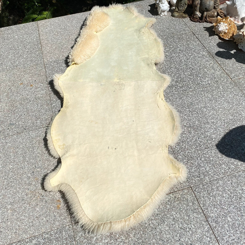 Authentic sheepskin rug 2