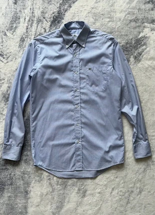 chemise lacoste regular fit carreaux bleu clair coton taille 38 logo brodé, brand: Lacoste, condition: Very good, size: 15 in | 38 cm, €54.99, €58.44 includes Buyer Protection Pro