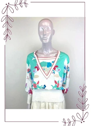 Leonard - top à manches longues - taille 40, brand: Leonard, condizioni: Buone, taglia: L / IT 44 / EU 40, €85.00, €89.95 include la Protezione acquisti Pro