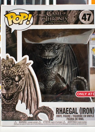 🎯 Figurine Funko Pop! Game of Thrones – Rhaegal (Iron) #47 – Target Exclusive, marque: Funko Pop, état: Très bon état, taille: Taille unique, 48,00 €, 51,10 € Protection acheteurs incluse