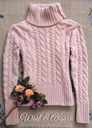 💕Maglione dolcevita rosa lana e angora vintage//pull femme rose laine et angora vintage, brand: Vintage Dressing, condizioni: Ottime, taglia: M / IT 42 / EU 38, €39.50, €42.18 include la Protezione acquisti