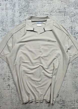 Polo Reebok Vintage 2000s Beige Logo Brodé Minimaliste Taille XL, brand: Reebok, condition: Very good, size: XL, €29.95, €32.15 includes Buyer Protection Pro