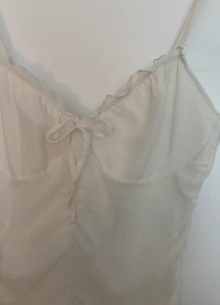 weißes trägerkleid mit schleife, brand: H&M, condition: New without tags, size: M / 38 / 10, €5.00, €5.95 includes Buyer Protection