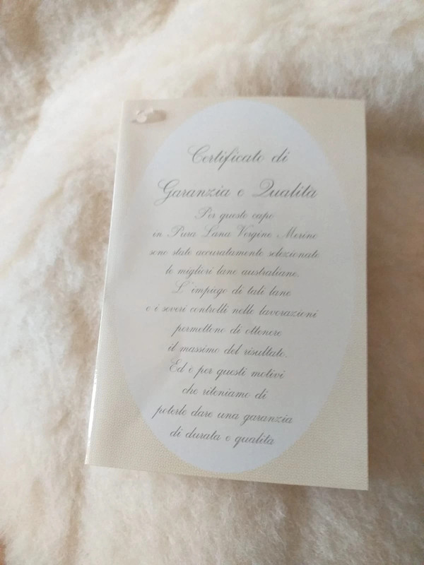 Coperta Nuova matrimoniale Pura lana vergine merinos