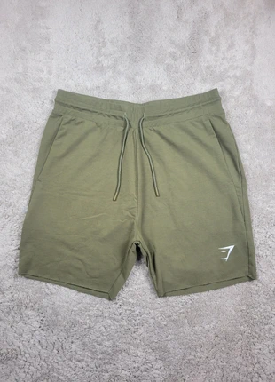 Short de sport Gymshark Vert Kaki - Taille L, marca: Gymshark, estado: Muito bom, tamanho: L, €25.00, €26.95 inclui Proteção do Comprador