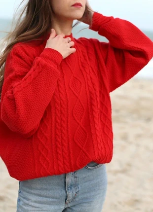 Pull Vintage en maille & oversize, merk: Vintage, staat: Heel goed, maat: Universele maat, € 22,00, € 23,80 inclusief Kopersbescherming Pro