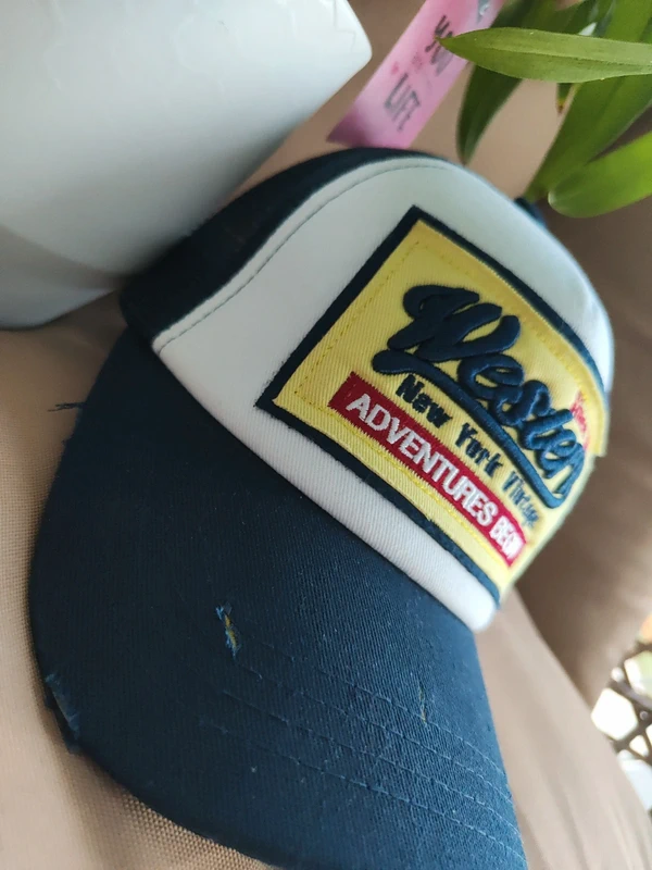 Casquette Trucker Western bleue marine - photo numéro 3