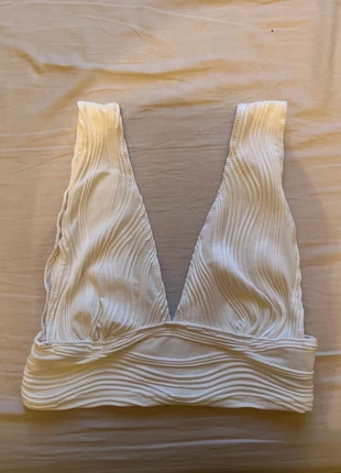 Top blanc shein taille S, marque: Shein, état: Très bon état, taille: S / 36 / 8, 1,00 €, 1,75 € Protection acheteurs incluse