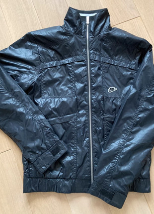 Mens wet sale look jacket