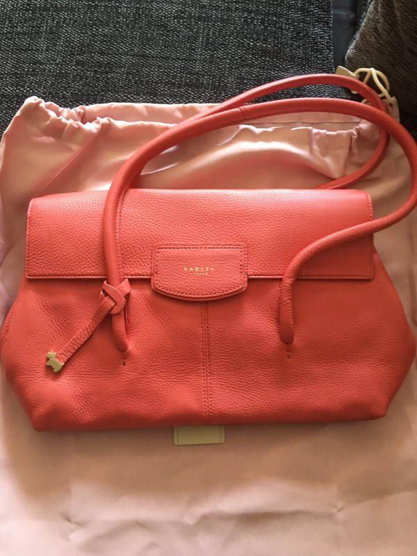 michael kors tan and pink purse