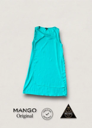 Mango Long Blouse Draped Front Elegant Teal 💚, marca: Mango, estado: Muy bueno, tamaño: M / 38 / 10, 11,50 €, 12,78 € Protección al comprador incluida