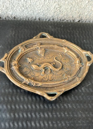 : Ancienne Coupe en Bronze Vide-Poche Salamandre Lézard XIX, staat: Heel goed, € 40,00, € 42,70 inclusief Kopersbescherming Pro