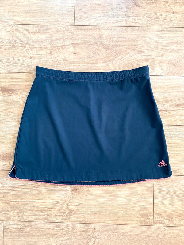 Spódniczka do tenisa Adidas Clima365 XL, 42, szara z różem, mini spódniczka sportowa tennis 1