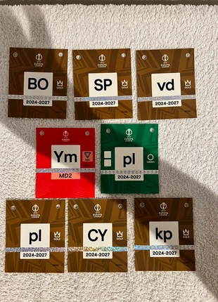 Lot de badges UEFA Europa League 2024–2027 – objets de collection football, marque: UEFA, état: Très bon état, 9,00 €, 10,15 € Protection acheteurs incluse