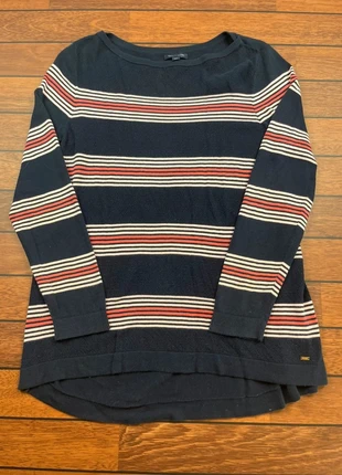 Pull rayé Tommy Hilfiger bleu marine rouge blanc - Taille L Femme, marque: Tommy Hilfiger, état: Très bon état, taille: L / 40 / 12, 17,00 €, 18,55 € Protection acheteurs incluse