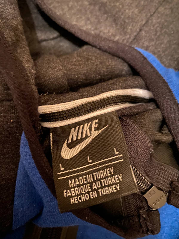 Ensemble Nike Tech Fleece Bleu Noir Vinted