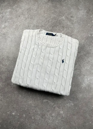 Pull Torsadé Ralph Lauren blanc taille S, marca: Ralph Lauren, estado: Muy bueno, tamaño: S, 64,90 €, 68,85 € Protección al comprador incluida