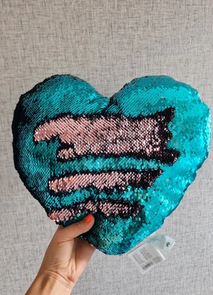 Heart sequins cushion, brand: Zebra, condition: New with tags, size: Other, £4.00, £4.90 includes Buyer Protection Pro