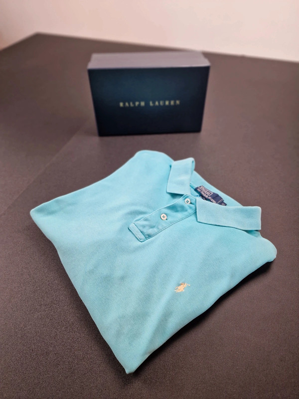 Polo turquoise Ralph Lauren XL 1