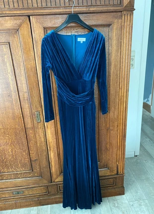 Chique petrol/dark blue prom dress, marca: faeriesty, estado: Muy bueno, tamaño: S / 36 / 8, 10,00 €, 11,20 € Protección al comprador incluida