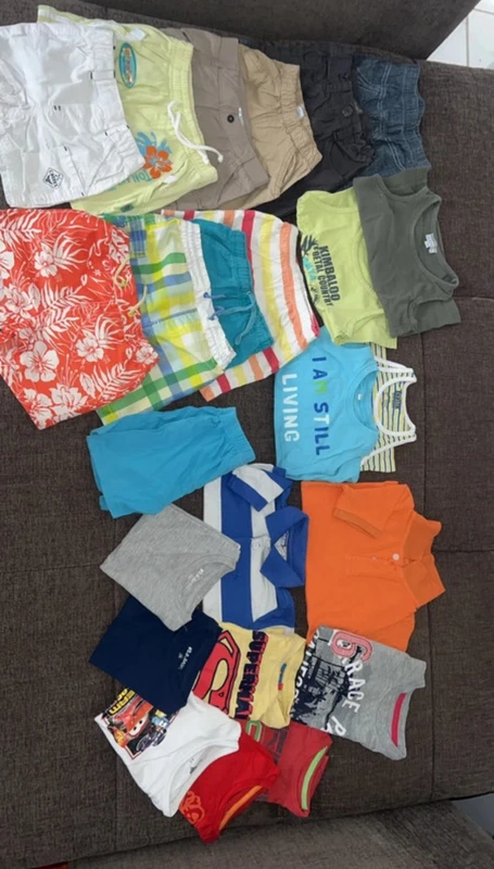 Lot 2 ans garçon été / vingtaine de vêtements