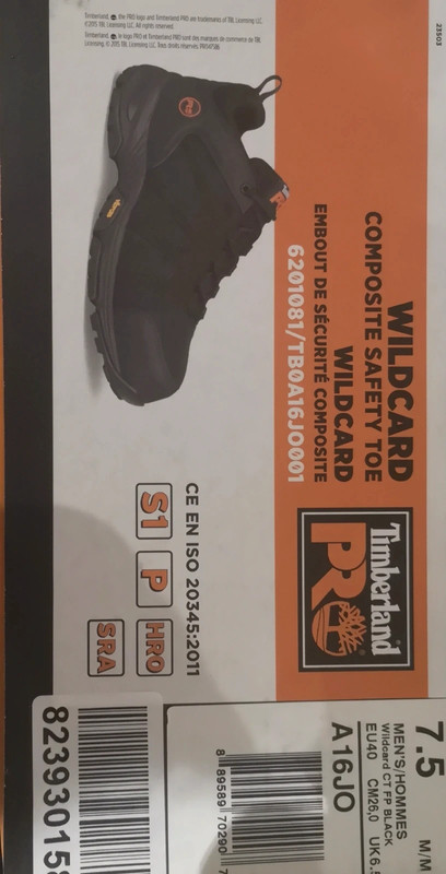 Chaussures de sécurité : WILDCARD Timberland PRO S1P HRO SRA