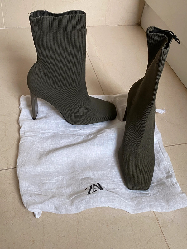 Sock hot sale booties zara