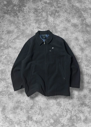 Veste Harrington Lacoste vintage 80s noir en laine logo métal - XL, brand: Lacoste, condizioni: Ottime, taglia: XL, €59.90, €63.60 include la Protezione acquisti