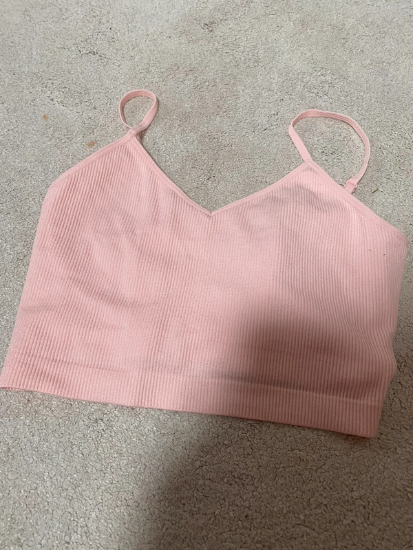 y2k 00's 90's pink tube top - トップス