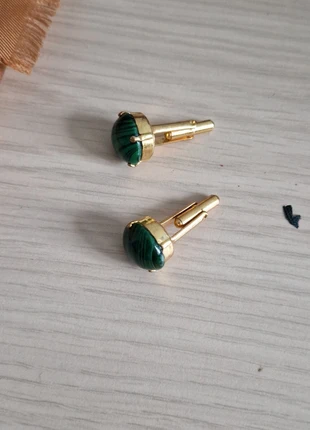 Boutons de manchettes Herr von Welt Couleur jade, marque: Herr von Welt, état: Neuf sans étiquette, 60,00 €, 63,70 € Protection acheteurs incluse